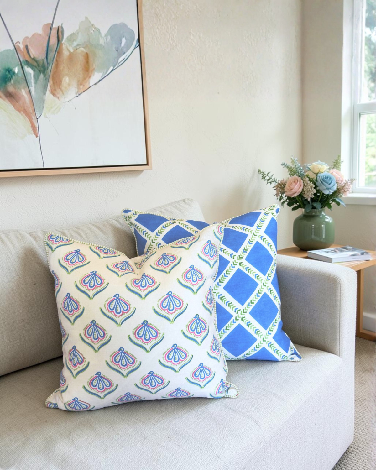 Morni Linen Pillow Cover