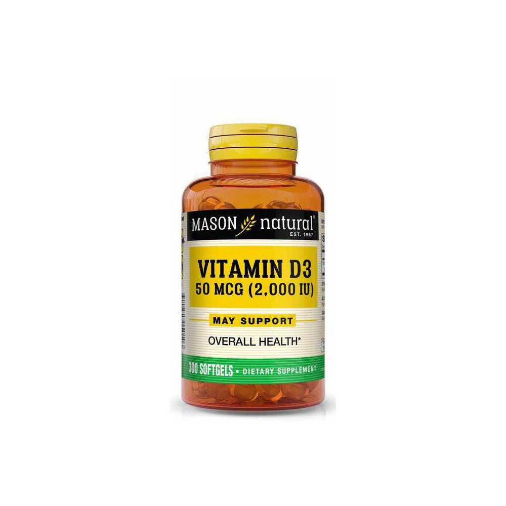 Mason Natural D2000IU Dietary Supplement - 300ct