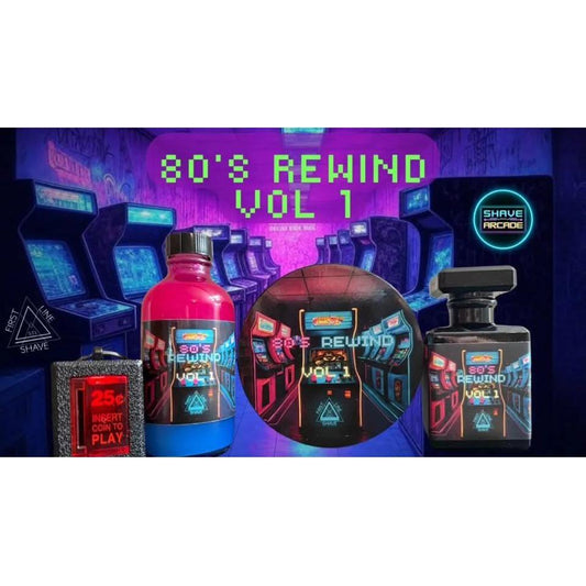 First Line Shave 80'S Rewind Shaving Collection