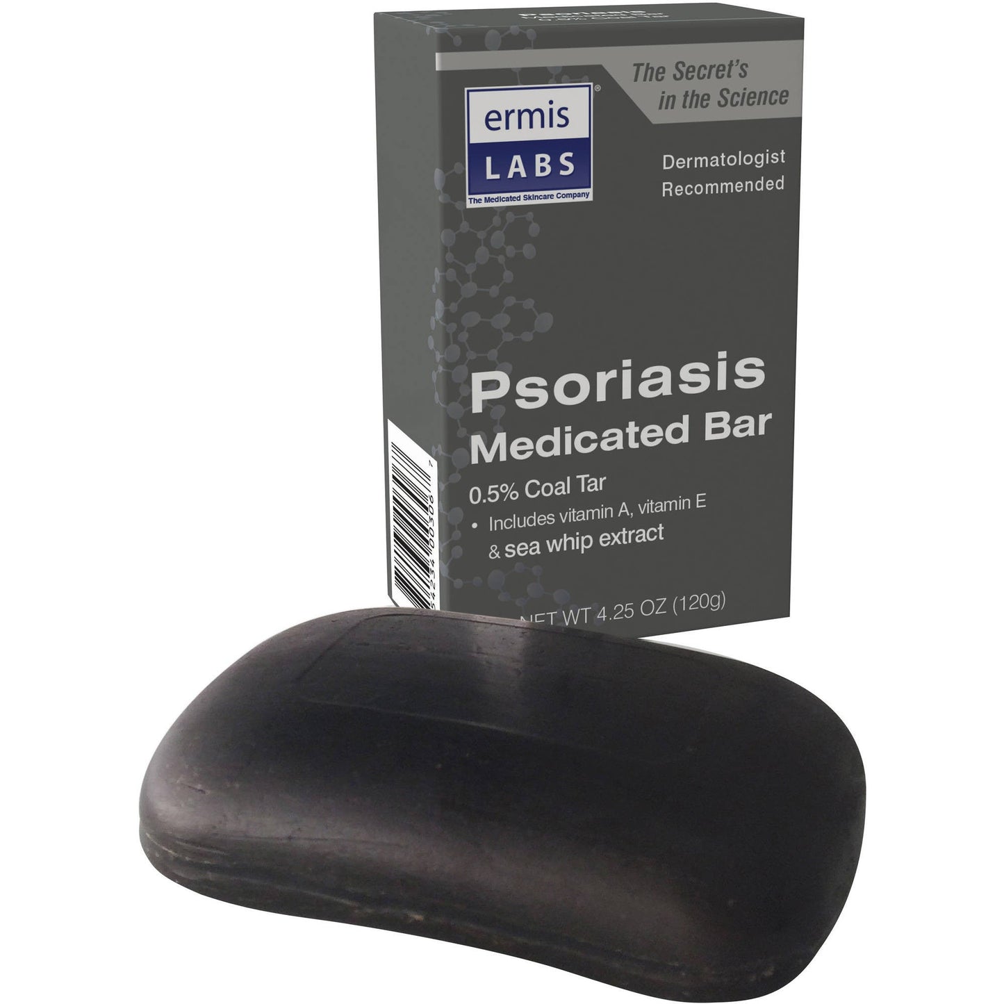 Ermis Labs Laboratorios De La Psoriasis Medicado Bar, 4.25 Oz