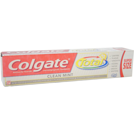 Colgate Total Toothpaste, Anticavity Fluoride And Antigingivitis, Clean Mint, Paste