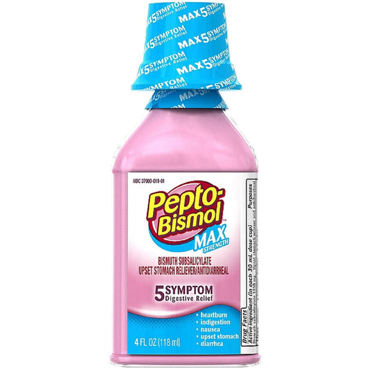 Pepto Bismol Upset Stomach Reliever/Antidiarrheal, Ultra 4 Fl Oz