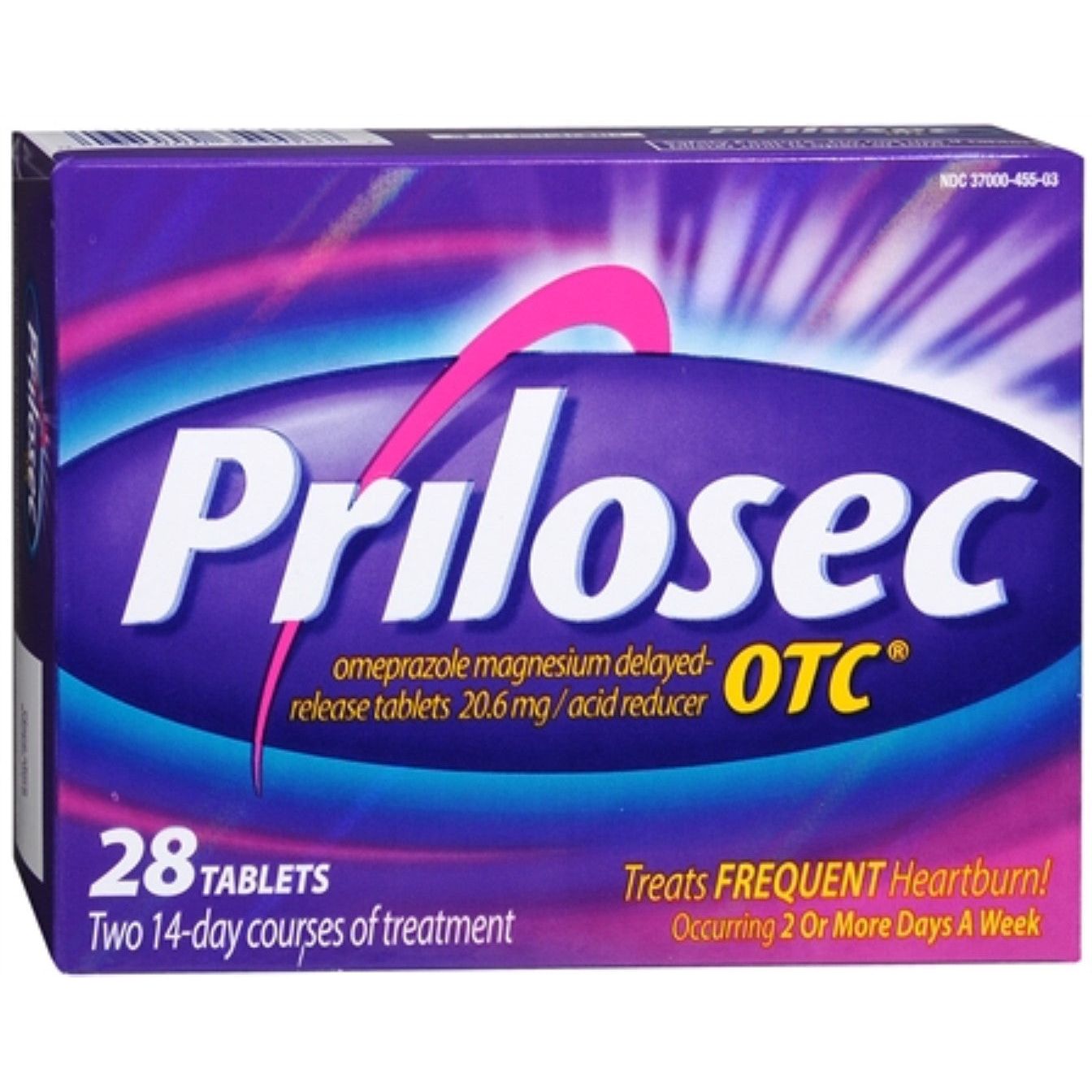 Prilosec OTC Heartburn Relief, Omeprazole, Acid Reducer 28 Tablets 28.0ea