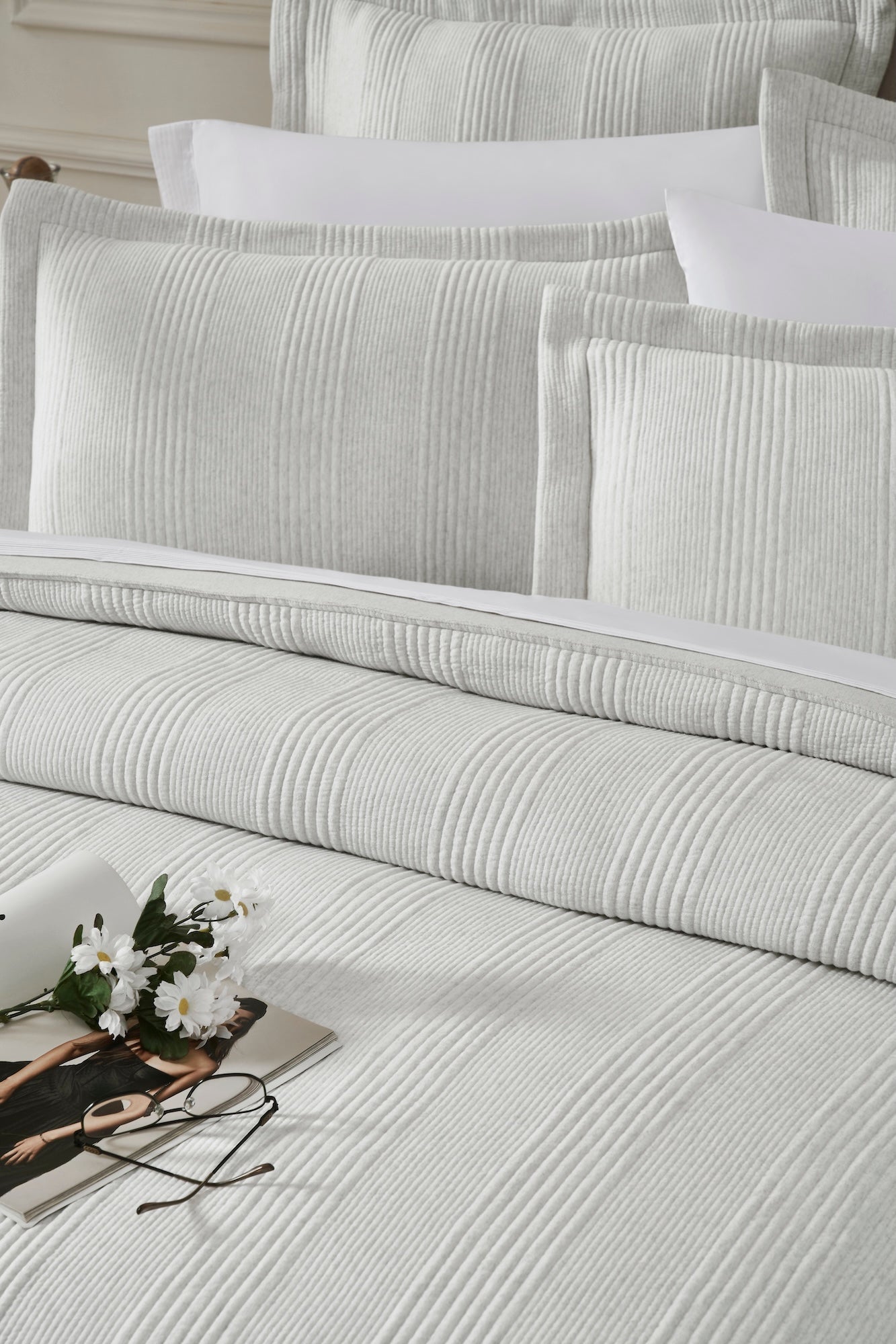 Savoy Quilted Jersey Duvet Cover