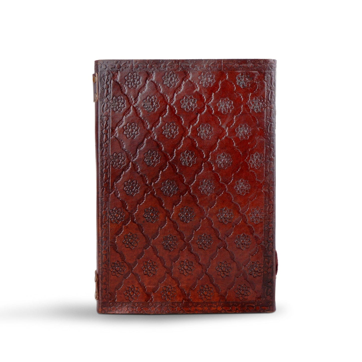 Dark Brown 7 Stones Leather Diary