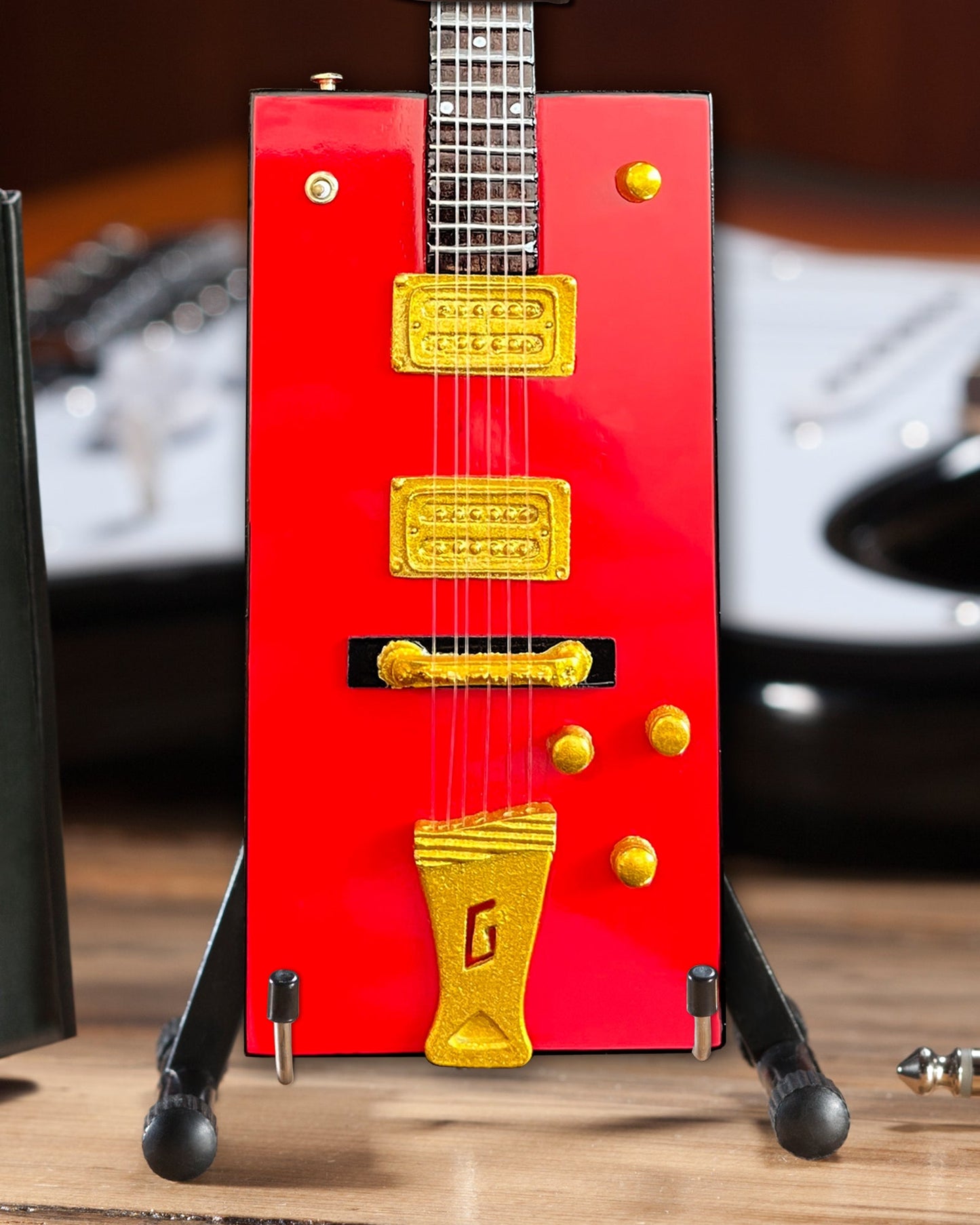 Bo Diddley Signature Firebird Red Gretsch G6138 Box Mini Guitar Model - Osadia Concept Store