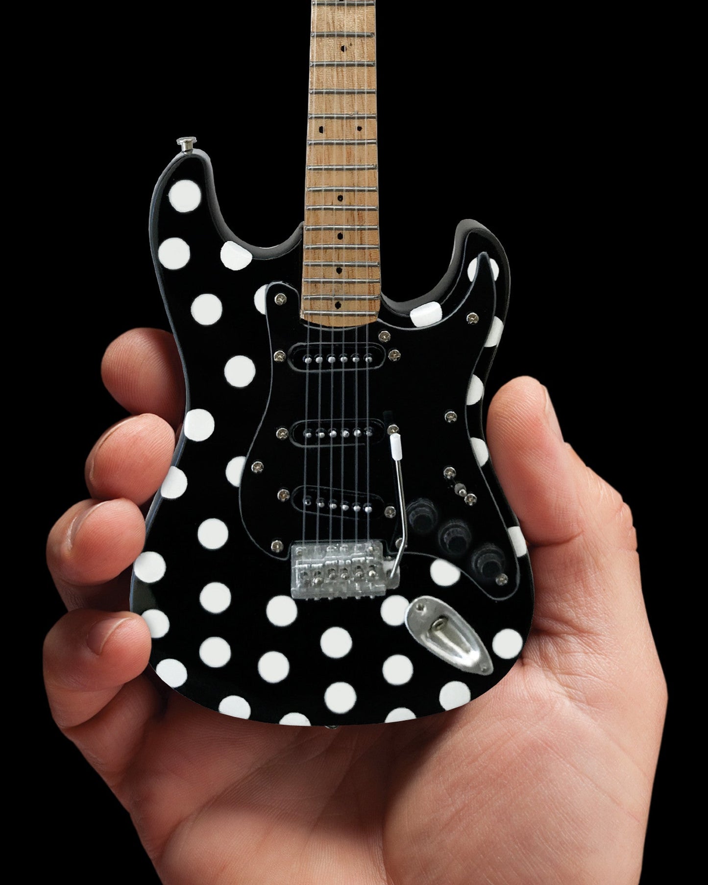 Officially Licensed Buddy Guy Miniature Fender™ Strat™ with Polka-Dot Finish Guitar Replica - Osadia Concept Store