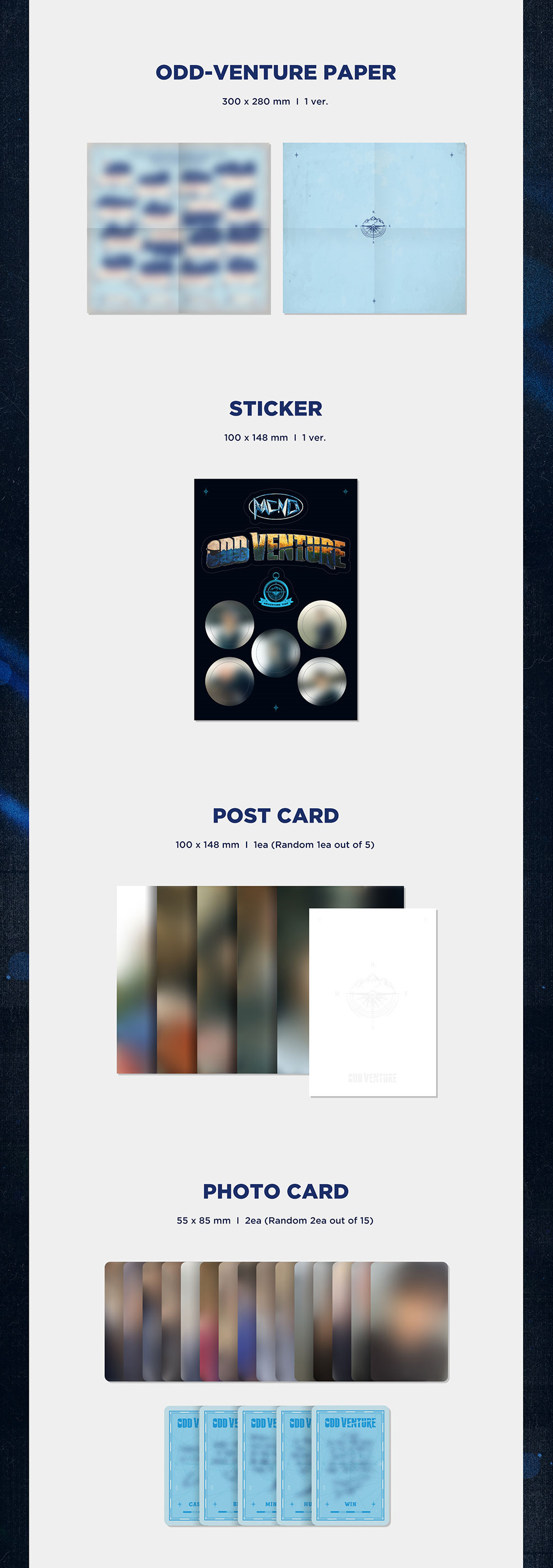 Mcnd 5th Mini Album - Odd Venture - Osadia Concept Store