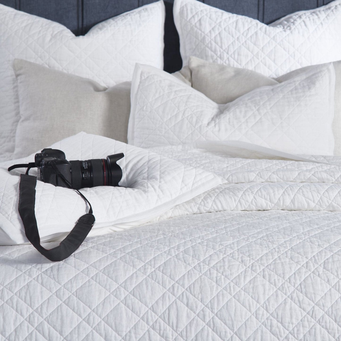 Chloe European Linen Coverlet
