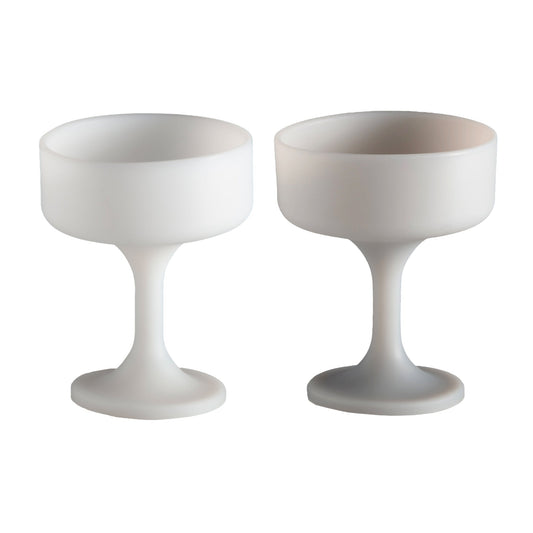 blanc + dove | mecc | silicone unbreakable cocktail glasses