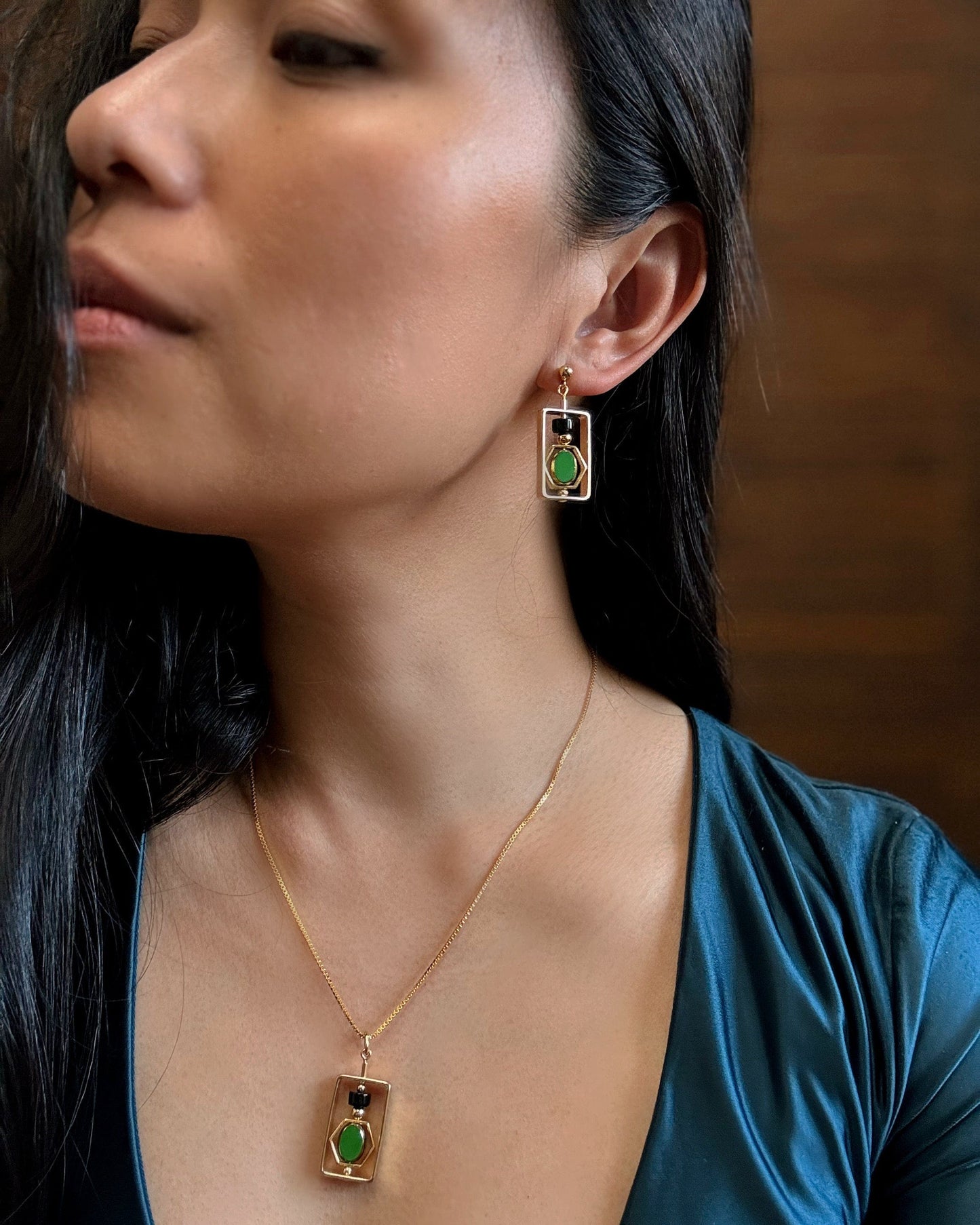 Art x Onyx Earrings