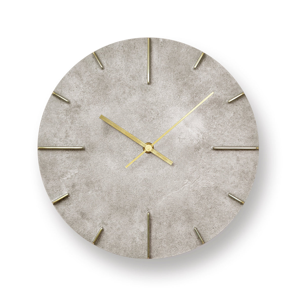 Lemnos Quaint Cast Brass Clock
