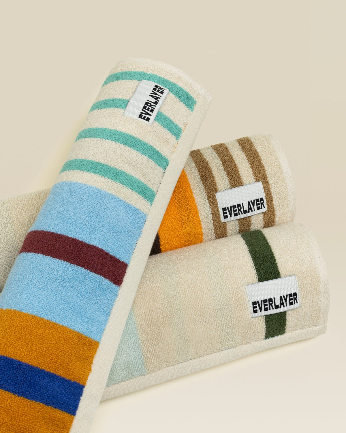 Everlayer Plush  Cotton Reversible Towel - Janus Composition