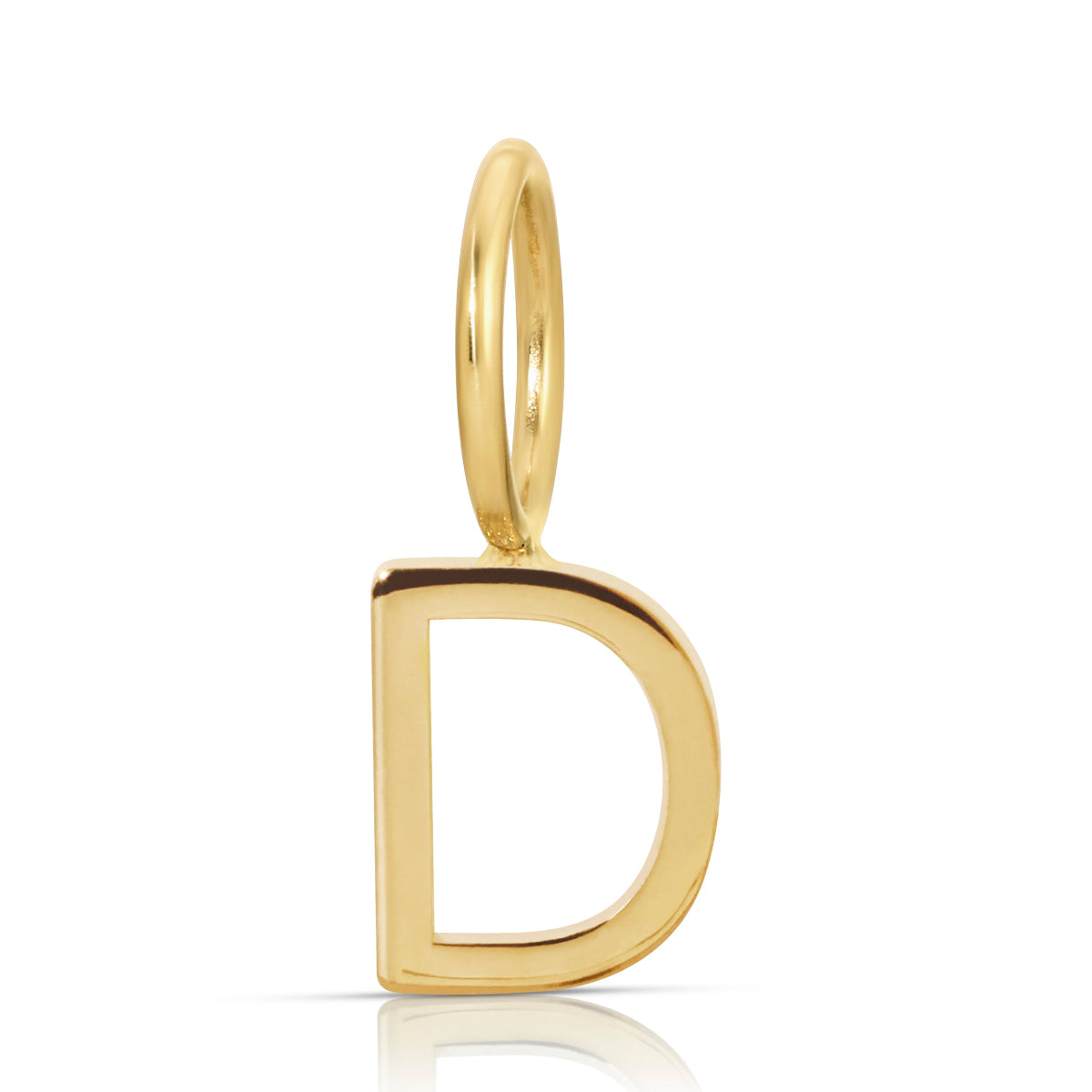 Gold Letter Charm