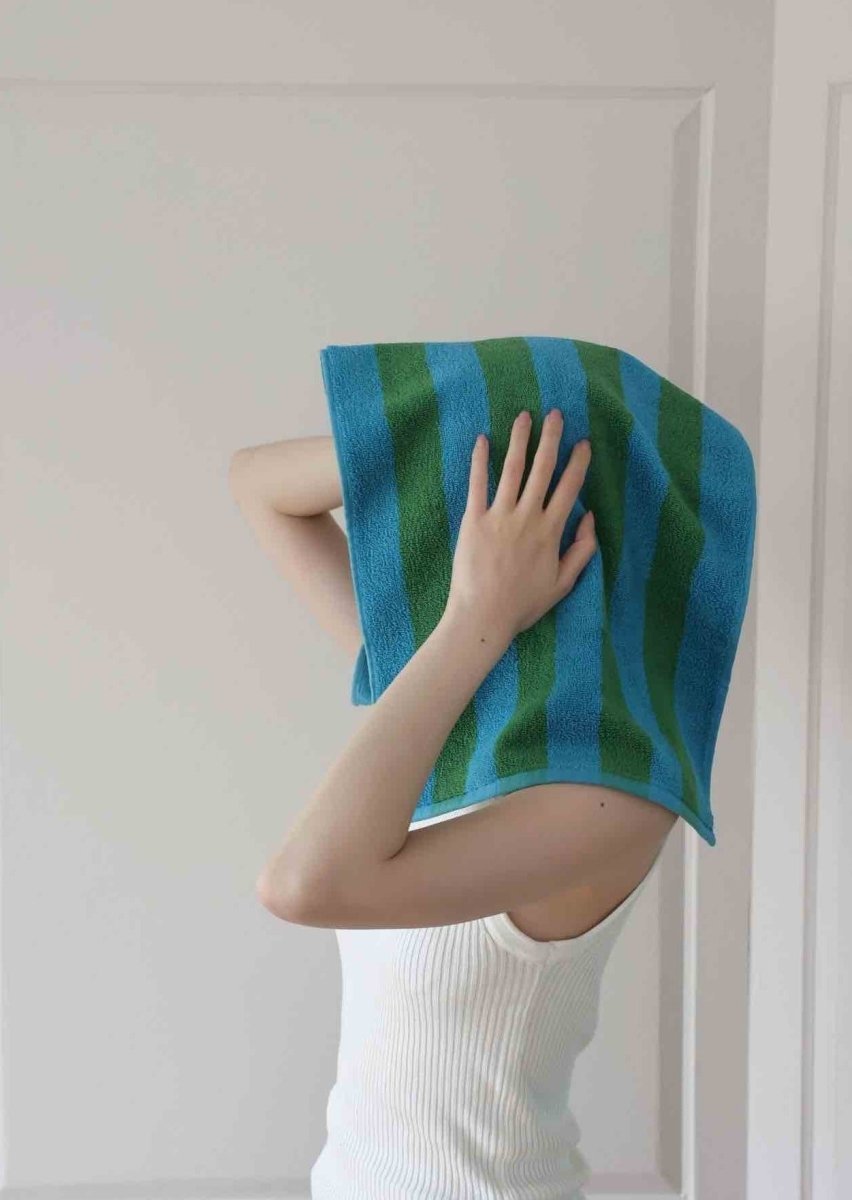 Ultra Soft Absorbent Terra Stripe Bath Towel