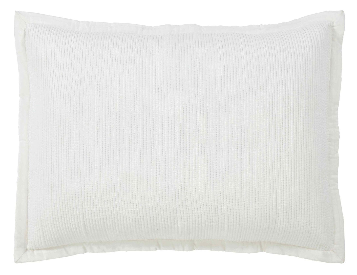 Laela Channel Stitch Cotton Coverlet Sham - Clearance