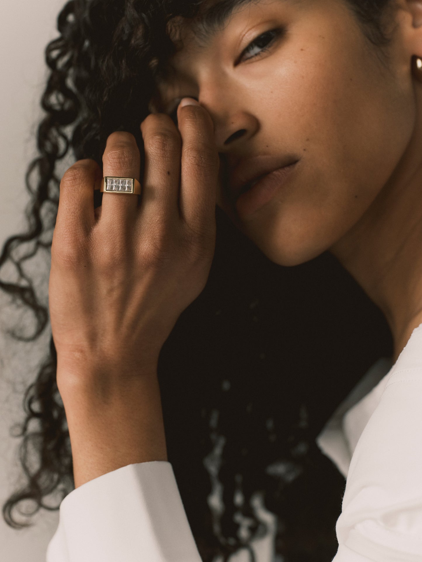 Charlie Rectangle Signet Ring
