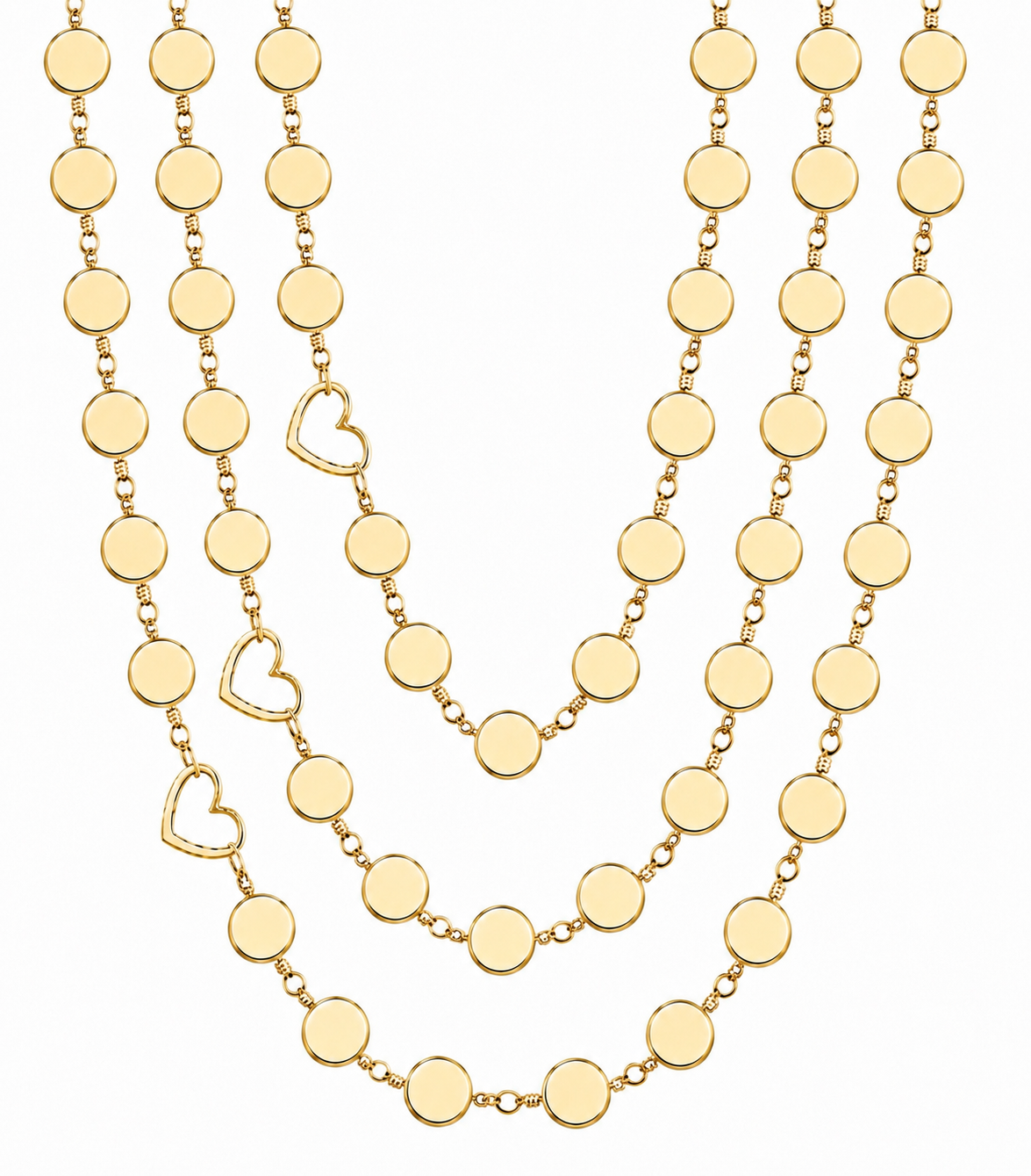 What Golds Around Coin Necklace | Gold | Magnetic Clasp