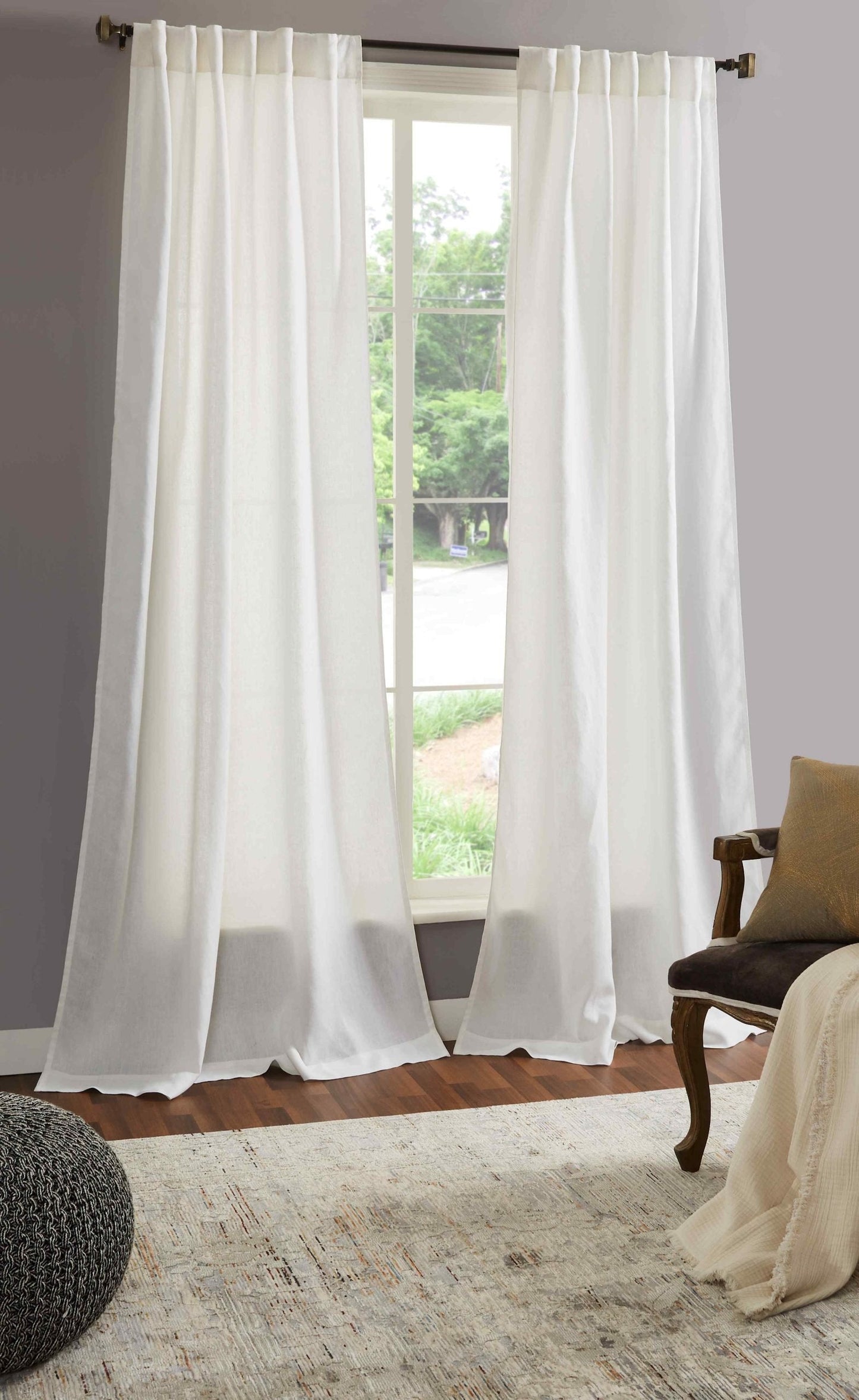Hampton European Linen Drapes