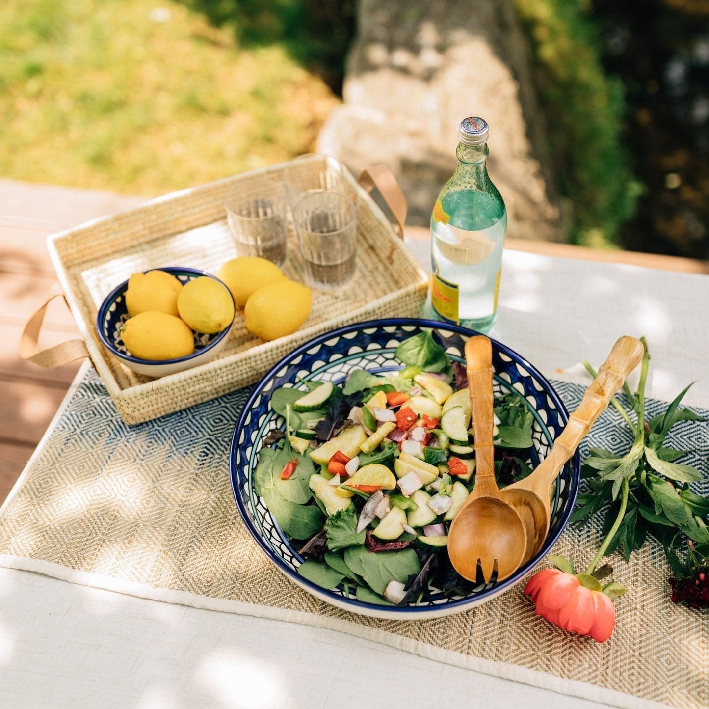 Rectangle Handled Basket