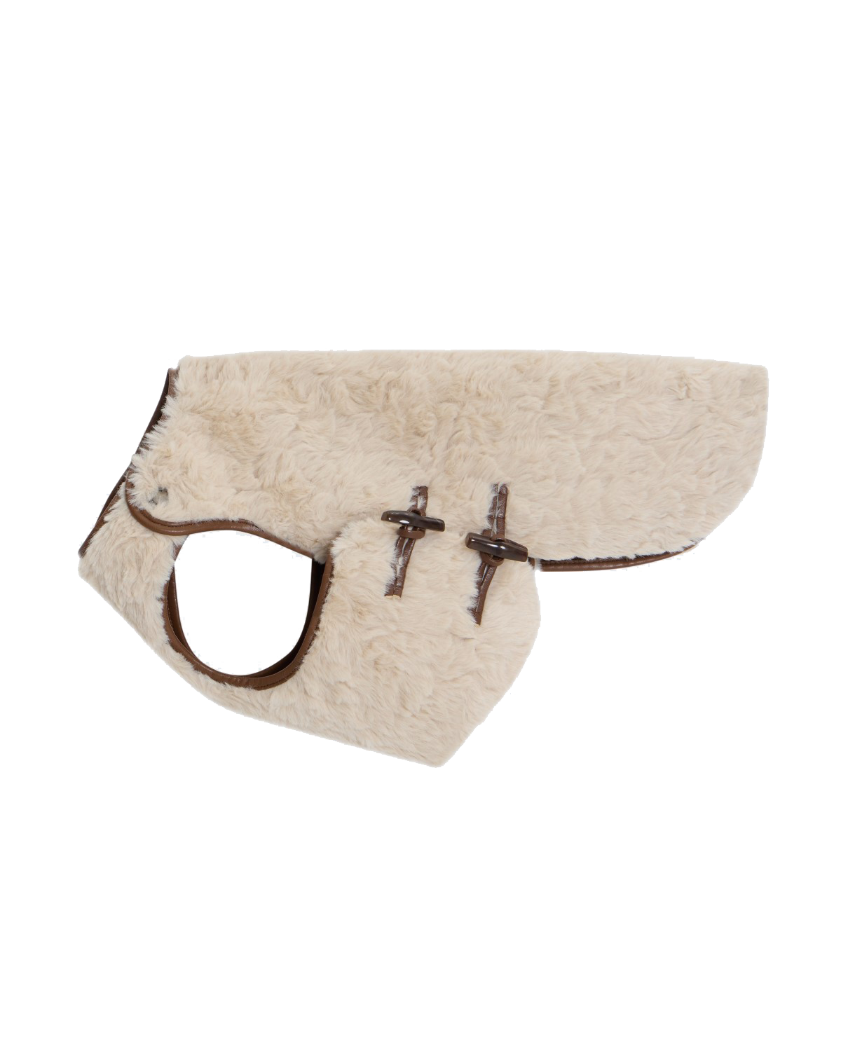 The Pastoris | Luxury Faux Fur Dog Coat | Apricot Caramel
