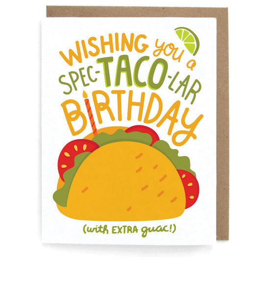 Taco Birthday Card