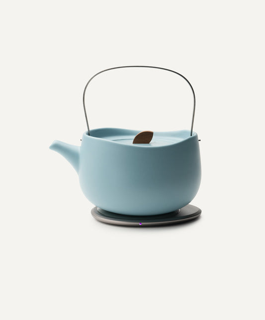 Leiph Self-heating Teapot Set - Moonmist Blue