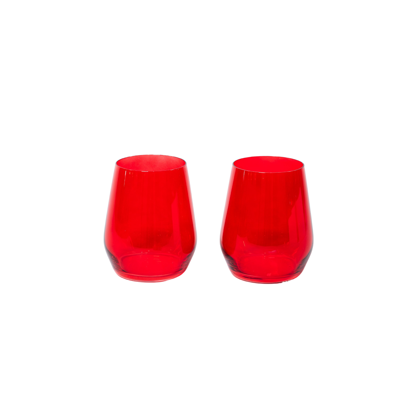 Cherry Red - Colored Wine Glass