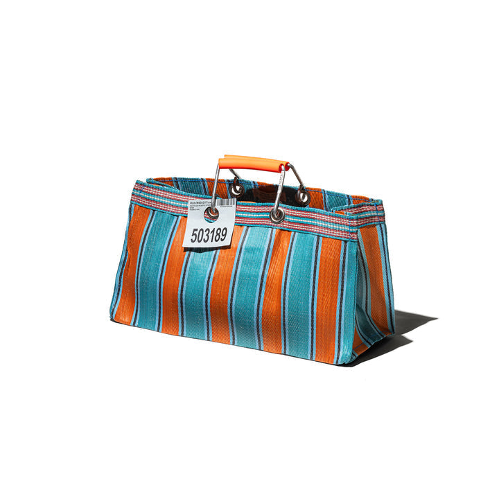 RECYCLED PLASTIC STRIPE BAG - Wide