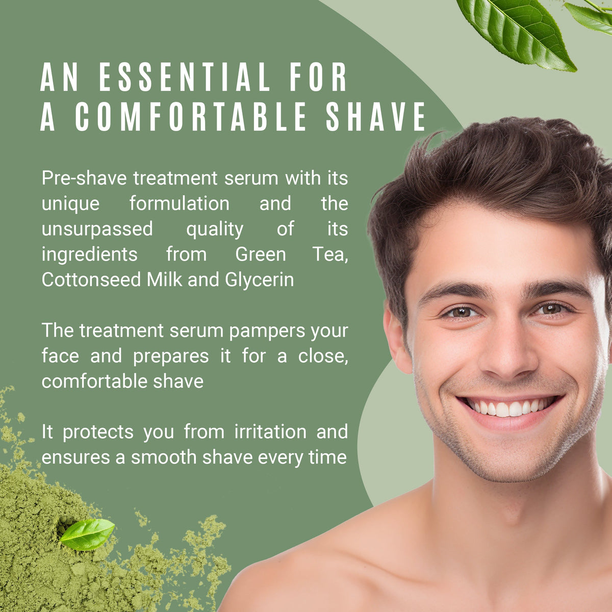Green Tea Pre-Shave Treatment Serum