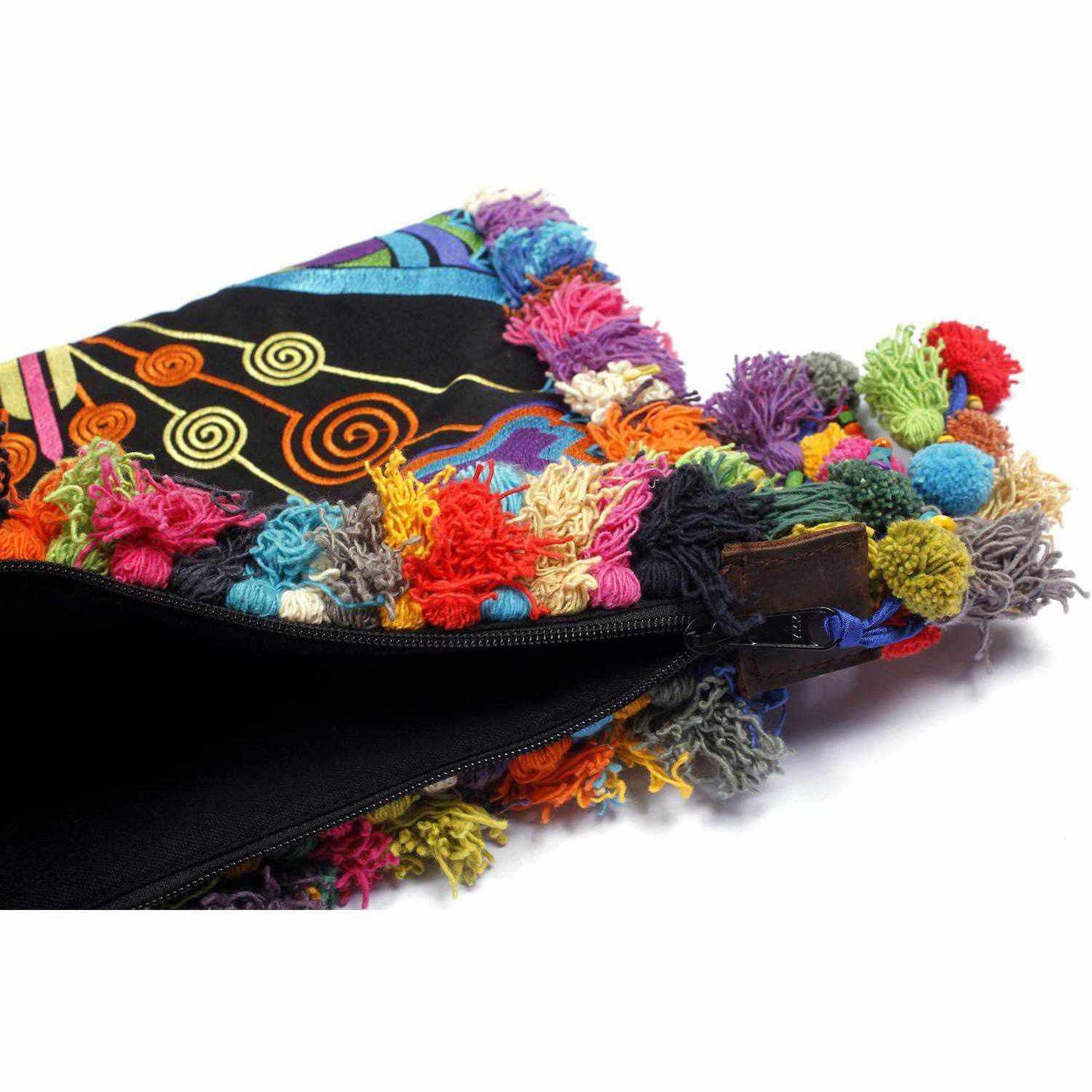 Computer Case | Oversize Pom Pom Clutch - Thailand