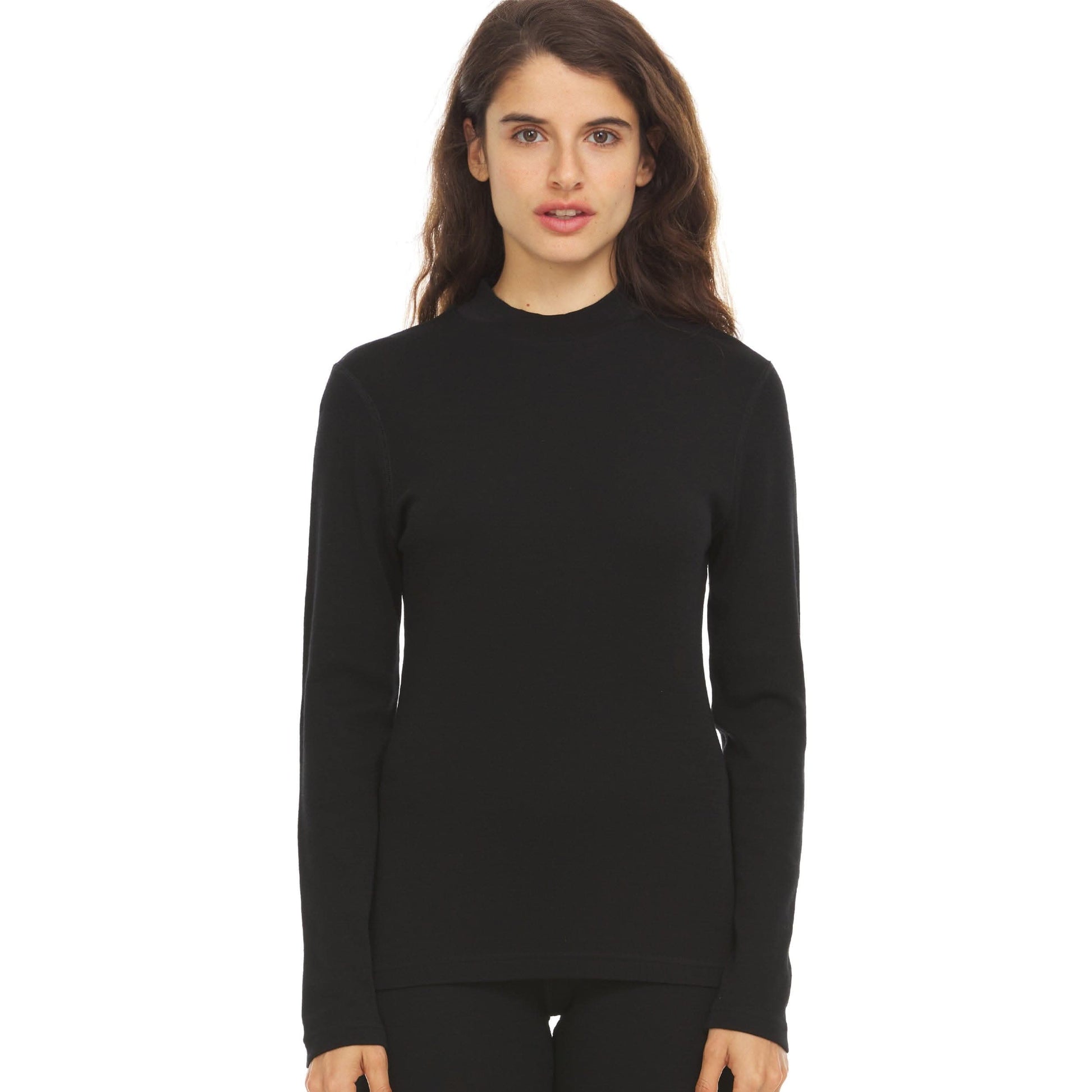 Women's Midweight Merino Wool Mock Neck | 100% Merino Wool - Osadia Concept Store