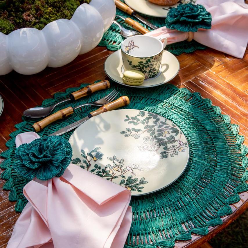 S/4 Buriti Flower Napkin Ring