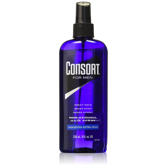 Consort For Men Non-Aerosol Hair Spray Unscented Extra Hold