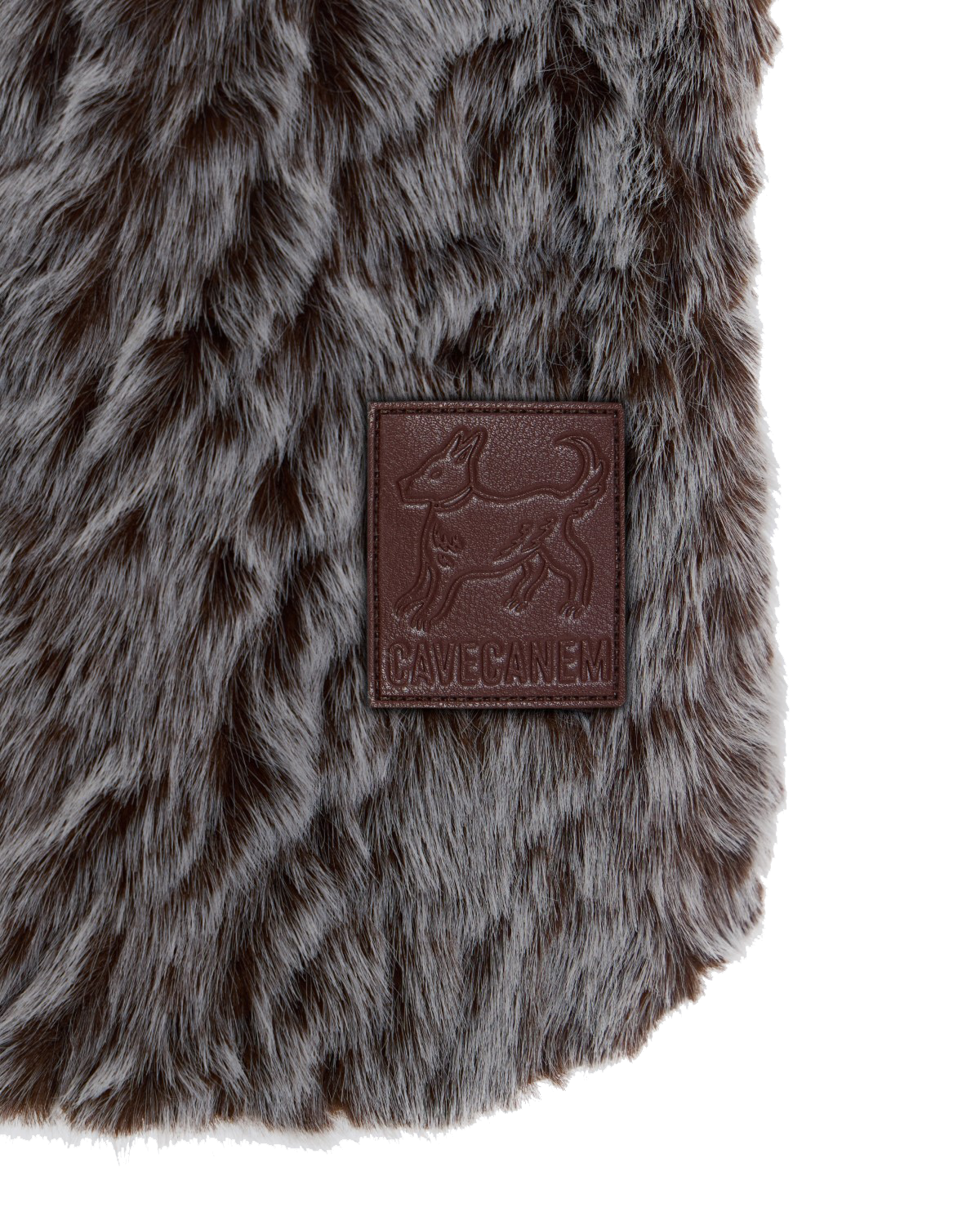 The Pastoris | Luxury Faux Fur Dog Coat | Mocha Purple