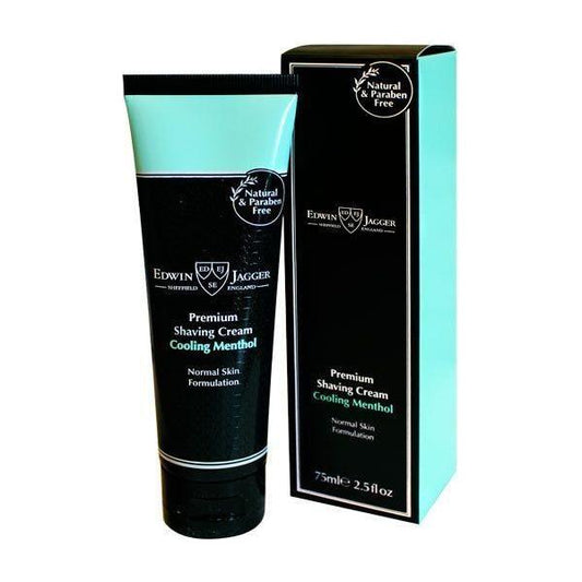 Edwin Jagger Cooling Menthol Premium Shaving Cream 2.5 Oz