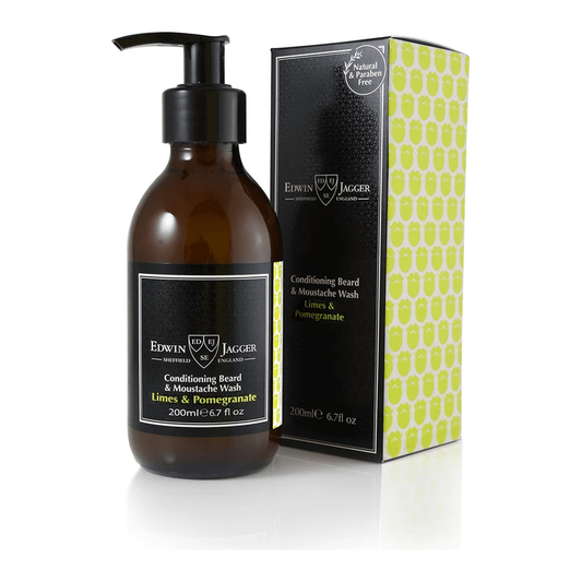 Edwin Jagger Conditioning Beard & Moustache Wash Lime & Pomegranate 200Ml