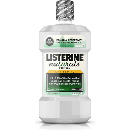 Listerine Naturals Herbal Mint Antiseptic Mouthwash - 1 L