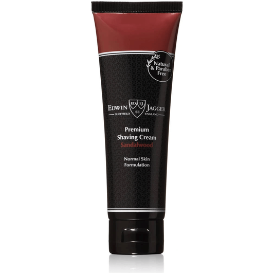 Edwin Jagger Sandalwood Premium Shaving Cream Tube 2.5 Oz