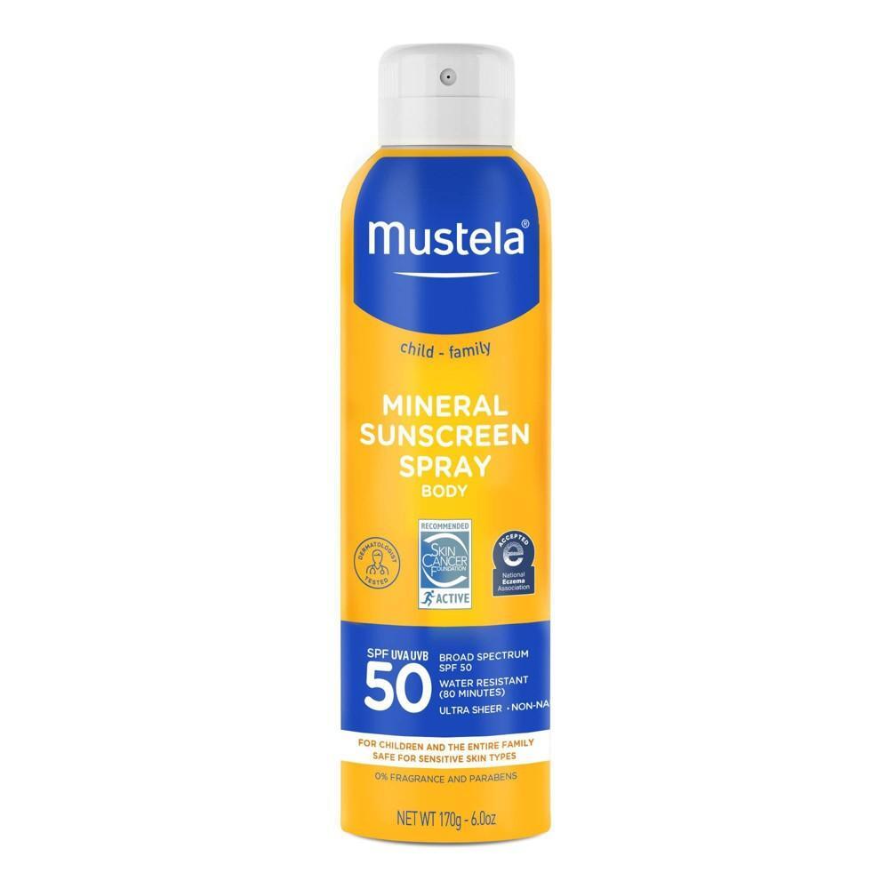Mustela Mineral Baby Sunscreen Spray - SPF 50 - 6 Oz