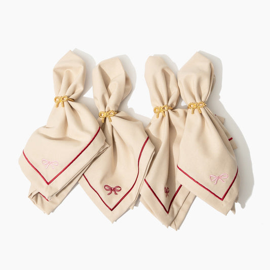 Bows Dinner Napkins
