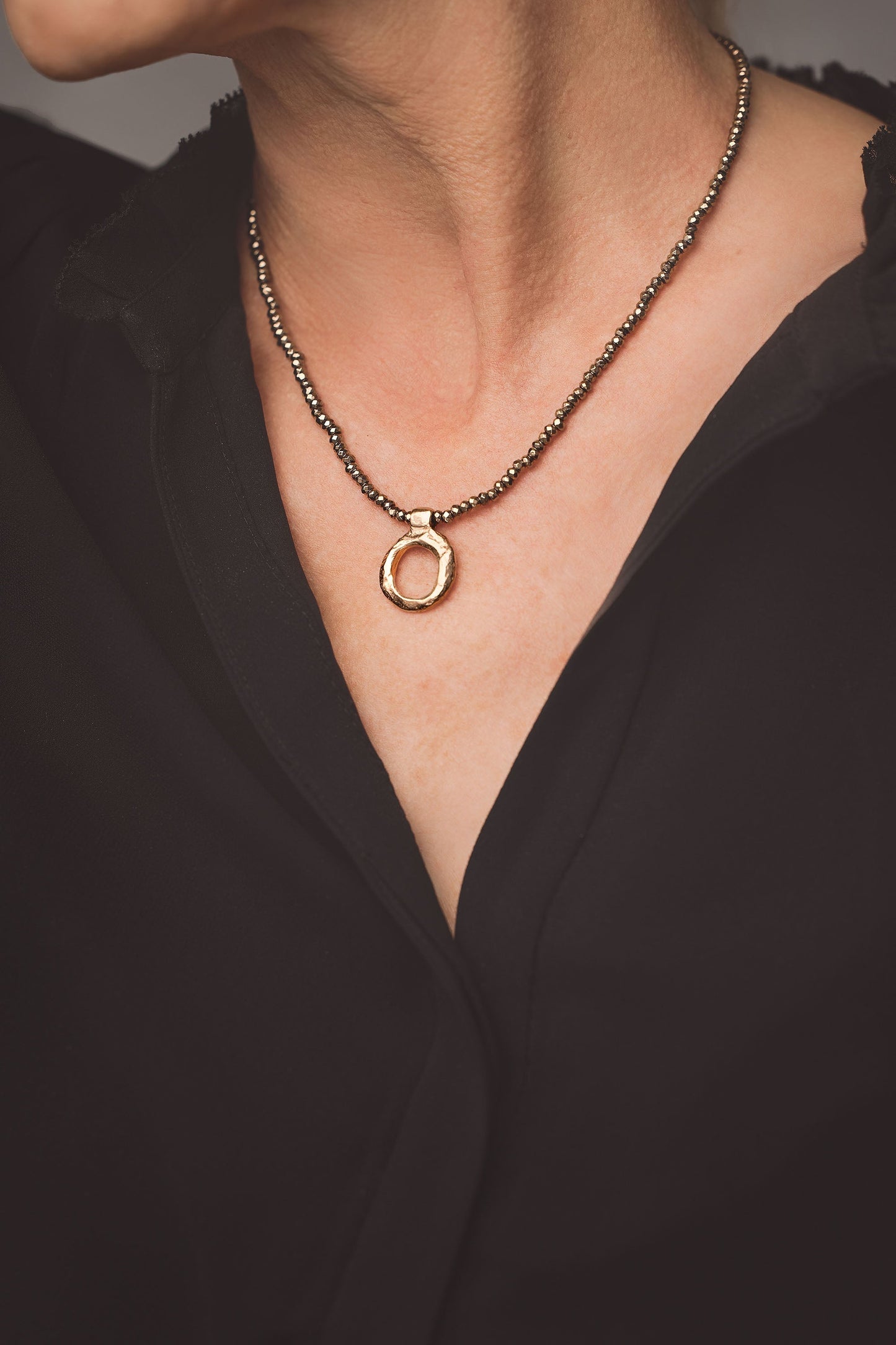 Infinity Bronze Necklace