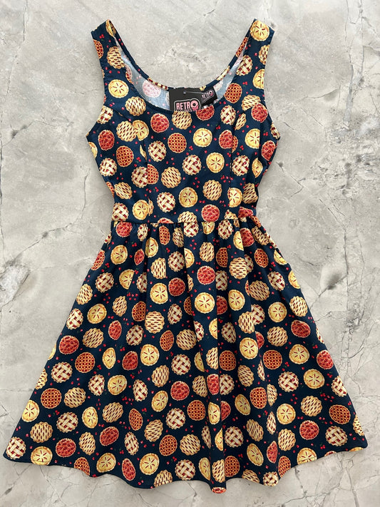 Cherry Pie Shorter Length Fit & Flare Dress - Small only, 1 left!