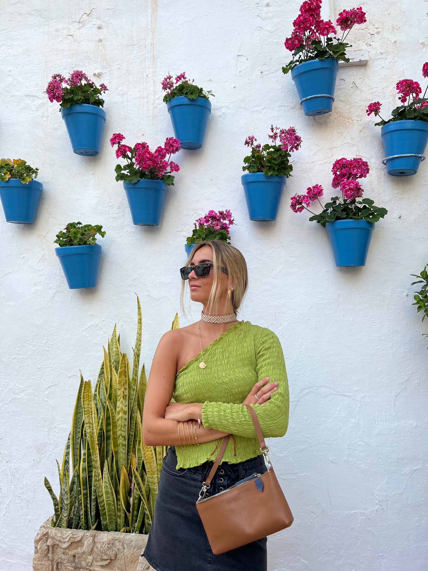 Elia Convertible Leather Bag – Clutch, Shoulder & Crossbody