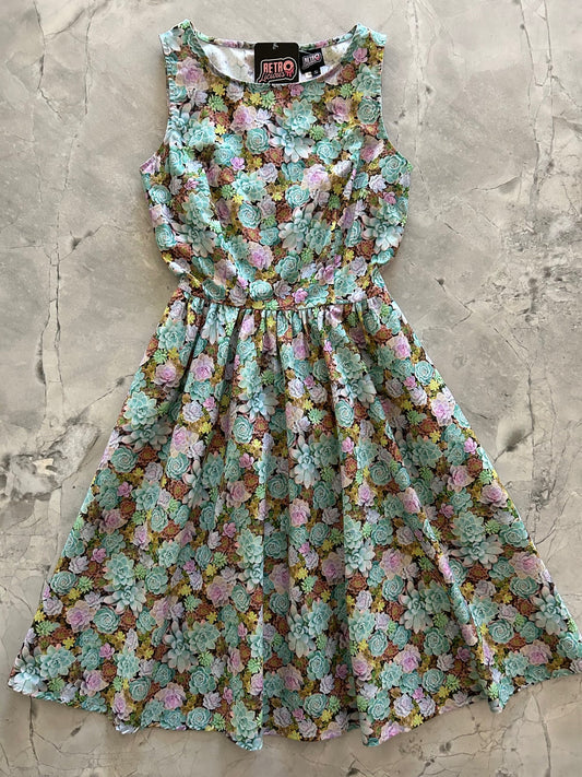 Succulent Vintage Dress - XS only, 1 left!