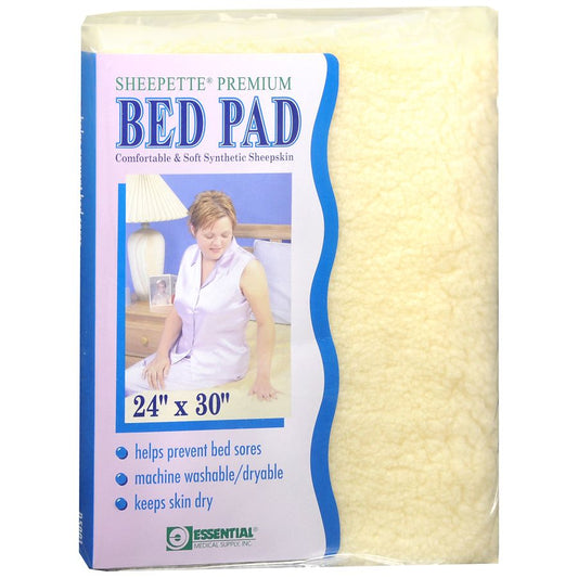 Essential Medical Bed Pad, Sheepette Premium,1ea