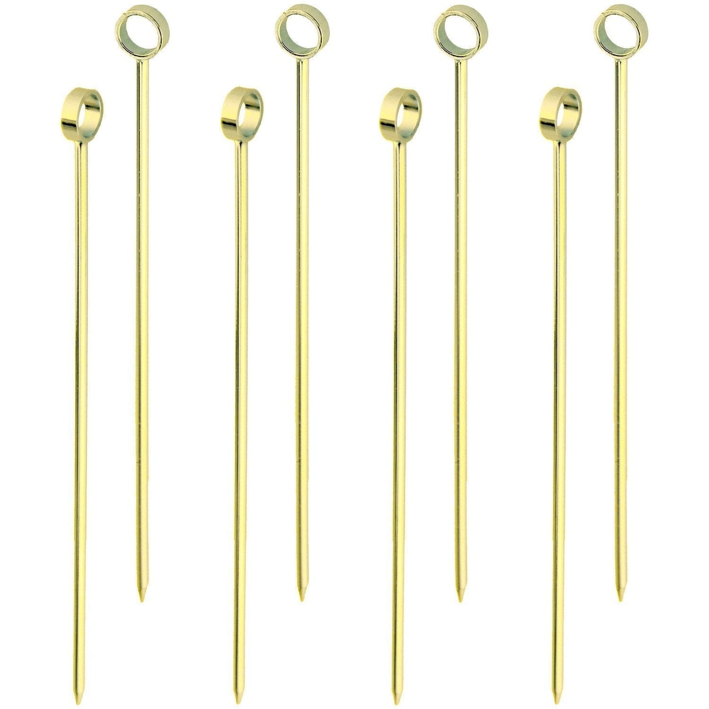 8-Pack Professional XL-Cocktail Picks (Gold in Gift Box)