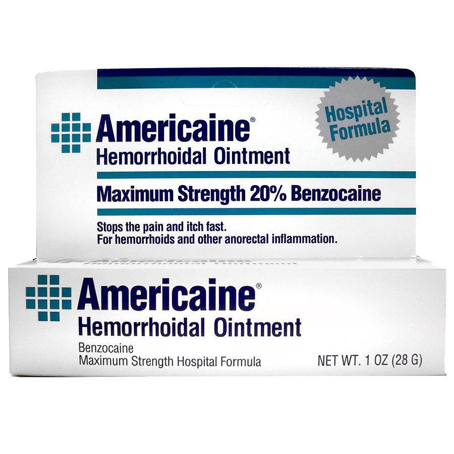Americaine Hemorrhoidal Ointment, Maximum Strength, Hospital Formula - 1 Oz