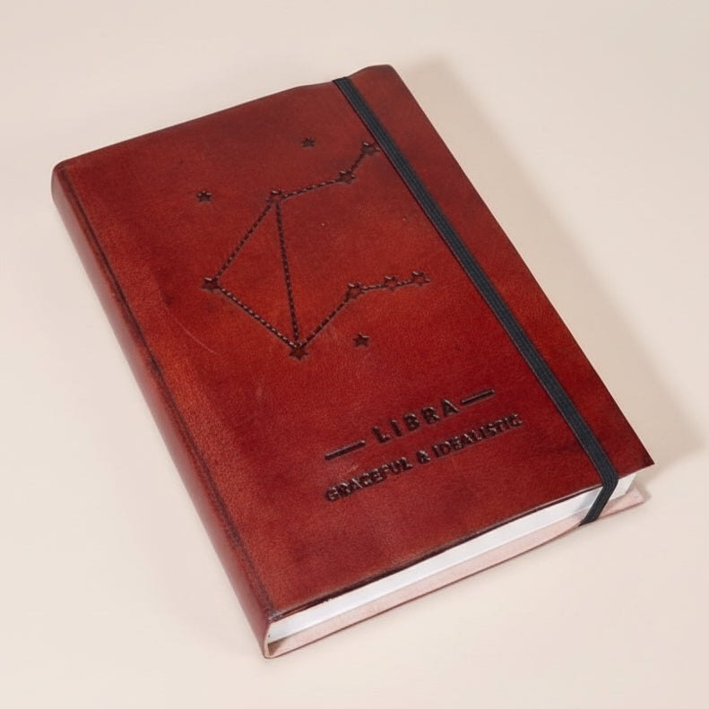Astrology Zodiac Handmade Leather Journal