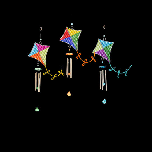 Kite Wind Chime, Sm Asst  (Set of 3)
